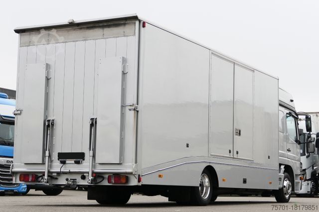 Dodávka na přepravu automobilů MERCEDES-BENZ Atego 822 Autotransporter Geschloss. Automatik