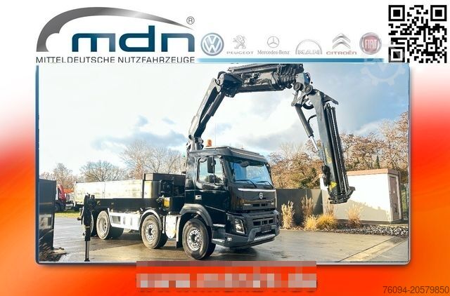 Kiepwagen VOLVO FMX 420 8x4 Montagekran 29m + JIB+Seilwinde