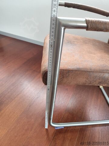 6 x fristående kontorsstolar  