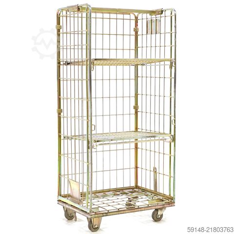 Gebrauchte Wäschewagen feste Konstruktion, L: 800, B: 600, H: 1800 (mm). , L: 800, B: 600, Kruizinga 98-8027GB