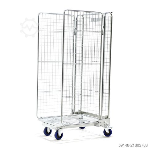 Gebrauchte Rollbehälter 3-seitig A-Gestell, nestbar, L: 845, B: 734, H: 1800 (mm). Kruizinga 99-1547-D845GB