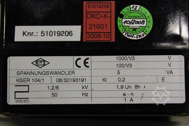 Spanningsomvormer Ritz KSER 104/1