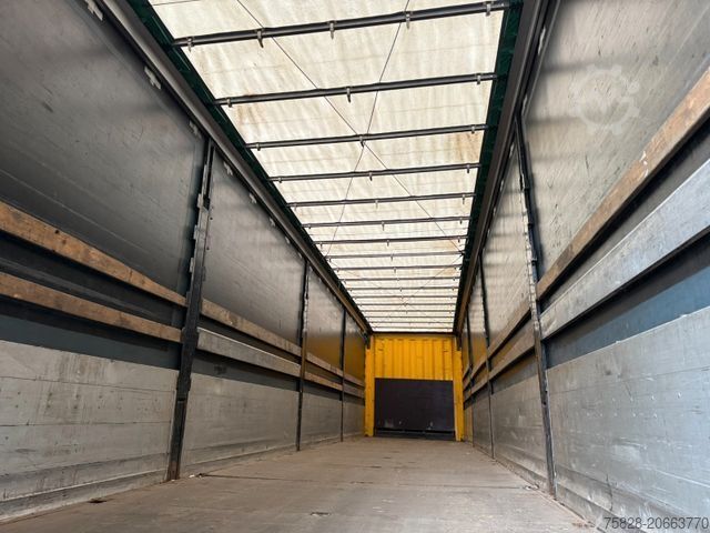 Auflieger mit Pritsche & Plane KRONE SDR / Schiebeplane + Bordwände