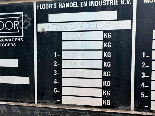 Liquidificador Floor FLO 17 30HA Mixertrailer 14 m3 With seperate en...