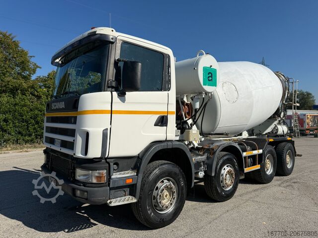 Autobetonmixer SCANIA CV R 124 CB 8X4 HZ 420