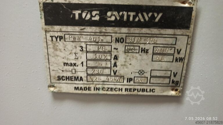 Multi blade saw WIELOPIŁA GĄSIENICOWA JEDNOWAŁOWA TOS SV WIELOPIŁA GĄSIENICOWA JEDNOWAŁOWA TOS SV