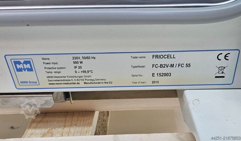 Laborbrutschrank Brutschrank Inkubator Friocell FC-B2V-M