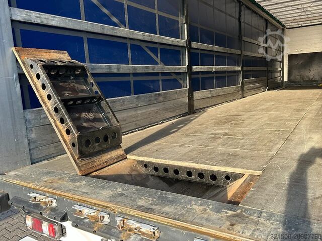 Przesuwne plandeki Wielton Schuifzeil met Coil / SAF-Disc 2x Lift-as / APK...