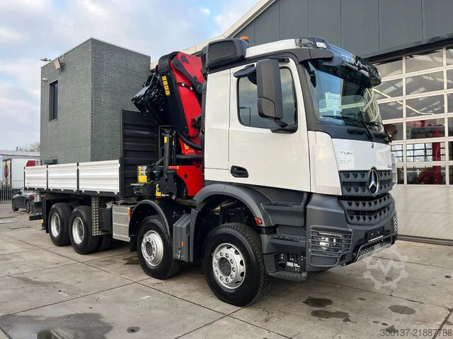 Jeřábové vozidlo Mercedes-Benz Arocs 4140 K 8x4 Crane Truck