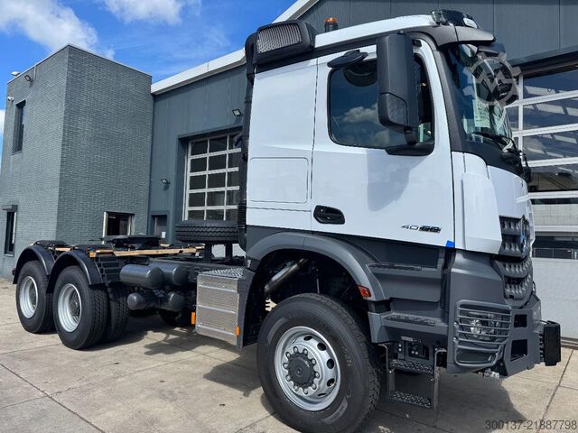 Carga pesada Mercedes-Benz Arocs 4058 AS 6x6 Tractor Head 180T Push Pull E...