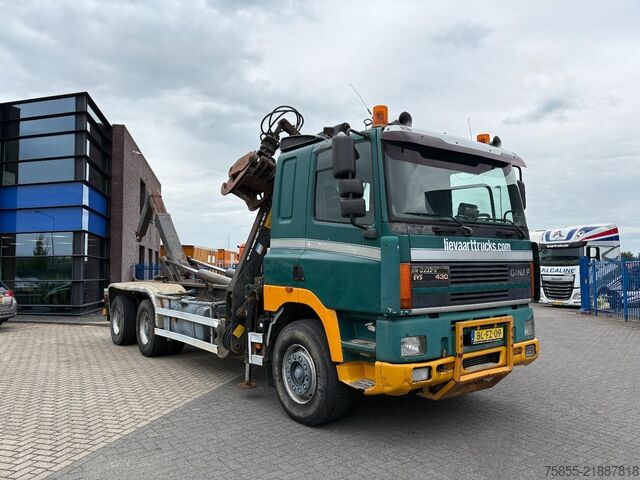 Systém ramene s hákem Ginaf M 3232-S Hooklift / Hiab Crane / 6x4 / Hydrauli...