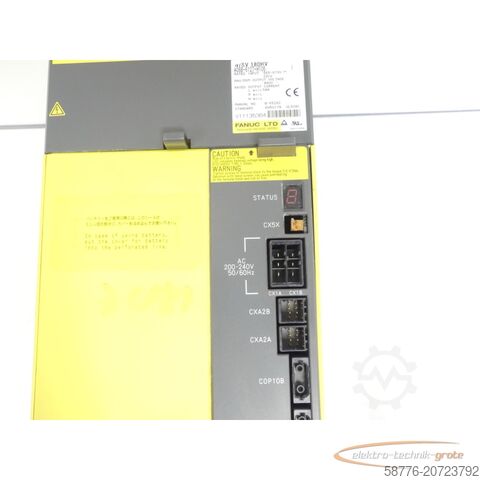 Component Fanuc A06B-6127-H106 Verstärker SV 180HV SN V11135364