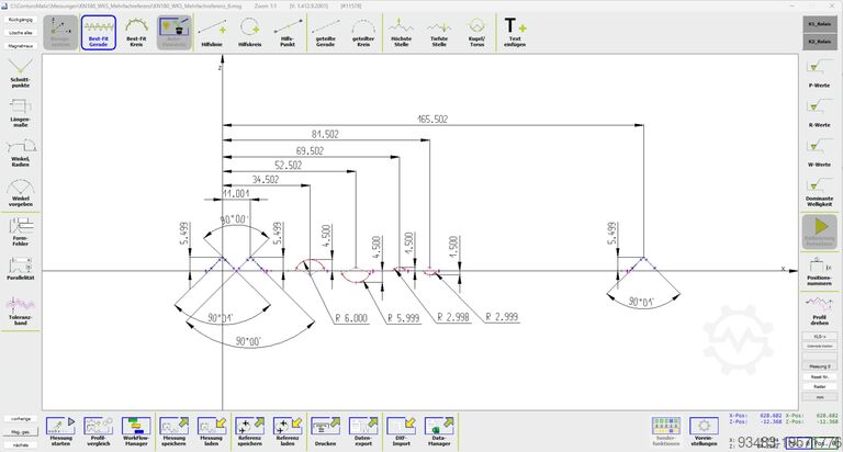 Kontur/pürüzlülük ölçüm cihazı ConturoMatic TS-X NEU