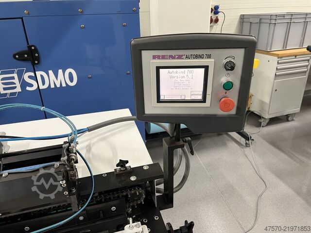 Félautomata spirálkötő gép Renz Autobind AB 700 + KAS 500 Semi-Automatic Spiral Binding Machine