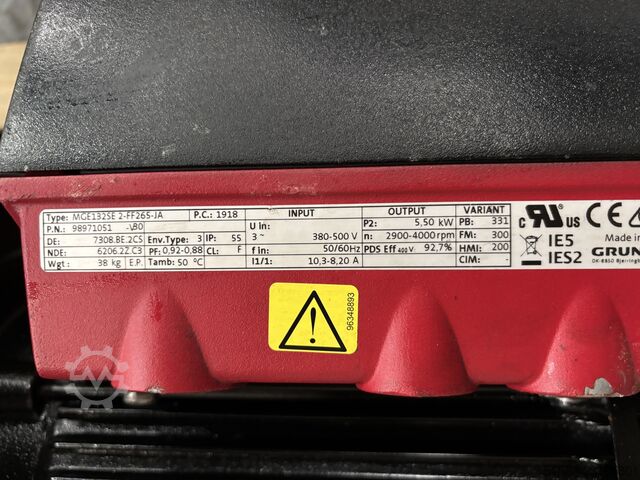 Wielostopniowa pompa odśrodkowa Grundfos CRIE20-3