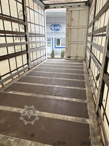 Wissellaadbak met open laadbak en zeil Krone Jumbo 3m Innenhöhe Hubdach Edscha