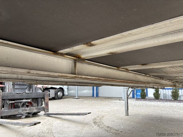 Wissellaadbak met open laadbak en zeil Krone Jumbo 3m Innenhöhe Hubdach Edscha