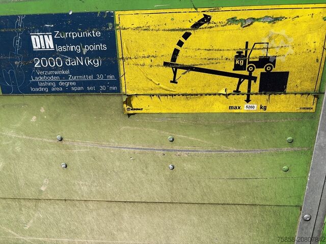 Wisselbrug met laadbakWisselbrug met open laadbakWechselbrücke met laadvloerWechselbrücke met platte Krone Baustoff 7,45 Multilockrahmen Türen