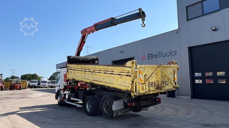Vinçli damper Renault Premium 300 (POMPE MANUELLE / GRUE FASSI 150 / ...
