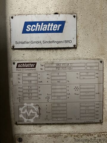 Walznaht-Schweißmaschine (Rollennahtschweißen) Schlatter GN2.372.44.32