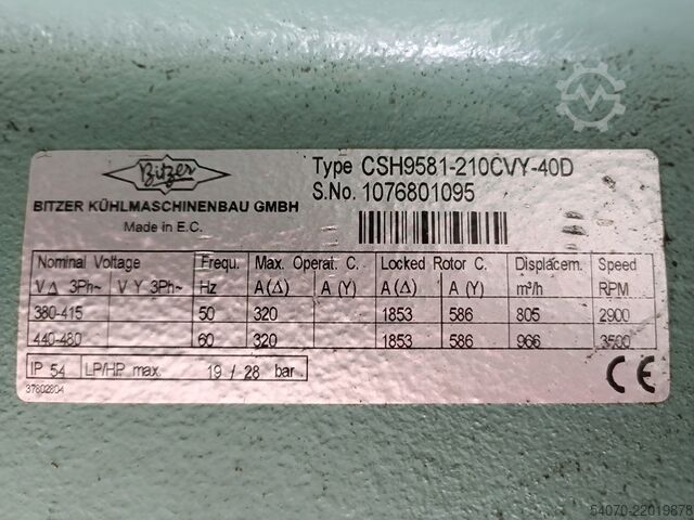 Chiller Used Industrial Chiller Climaveneta - 873 kW | With warranty