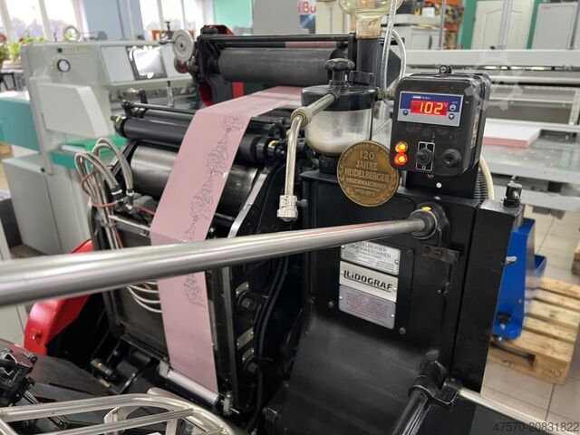 Letterpress Hot Stamping Heidelberg Tiegel TP Letterpress Hot Stamping