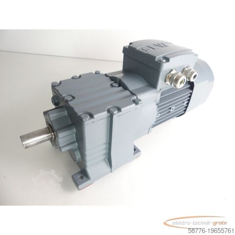 SEW-motor SEW-EURODRIVE R17 DR63S4/BR/TF 0,12kW Bremse V 220-266 Ac SN: 01.7389636401.0002.16