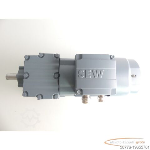 SEW-motor SEW-EURODRIVE R17 DR63S4/BR/TF 0,12kW Bremse V 220-266 Ac SN: 01.7389636401.0002.16