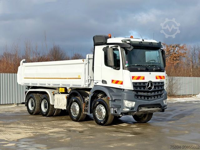 Tipper truck MERCEDES-BENZ AROCS 4145* KIPPER 5,60 m + BORDMATIC / 8x4