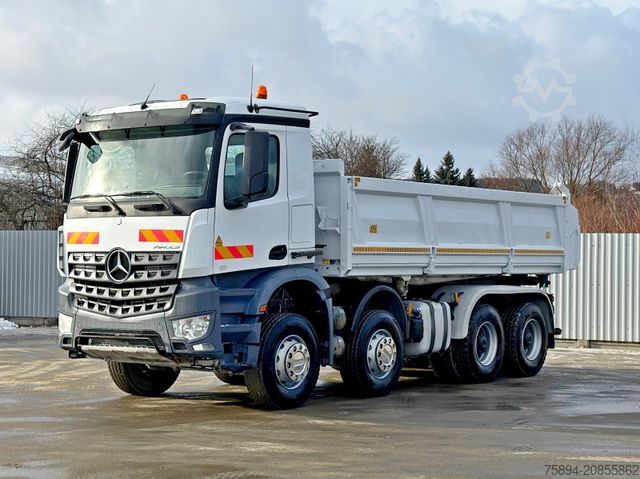 Tipper truck MERCEDES-BENZ AROCS 4145* KIPPER 5,60 m + BORDMATIC / 8x4