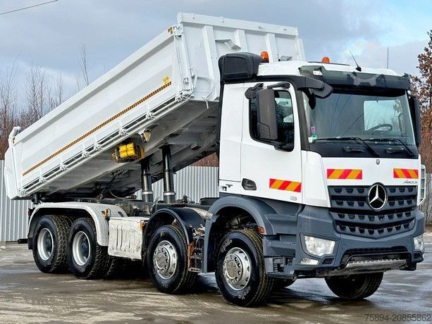 Tipper truck MERCEDES-BENZ AROCS 4145* KIPPER 5,60 m + BORDMATIC / 8x4