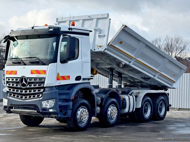 Tipper truck MERCEDES-BENZ AROCS 4145* KIPPER 5,60 m + BORDMATIC / 8x4
