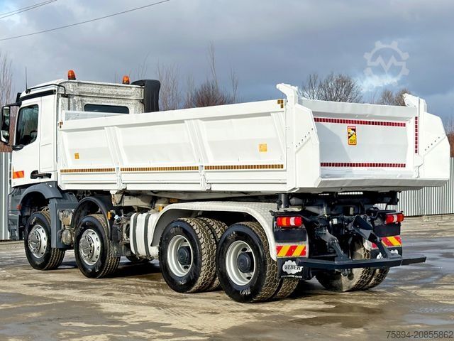 Tipper truck MERCEDES-BENZ AROCS 4145* KIPPER 5,60 m + BORDMATIC / 8x4