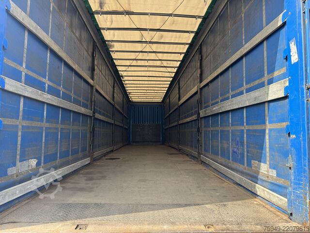 Mega oplegger met laadvloer & zeil Krone SD MegaLiner, 3m, Liftachse, BPW Achsen