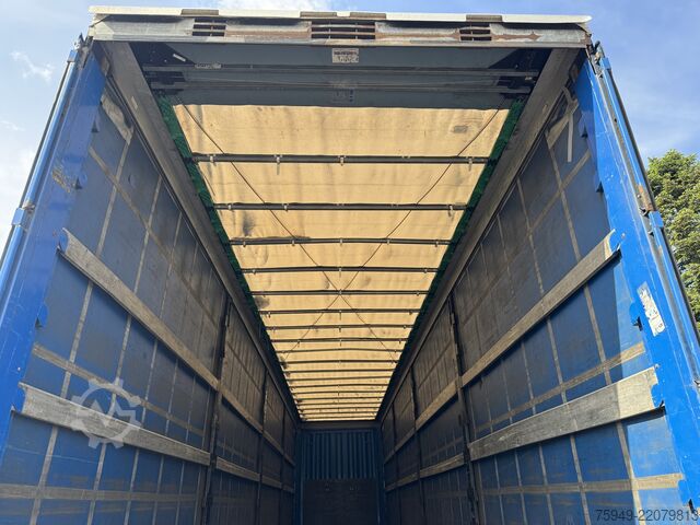 Mega oplegger met laadvloer & zeil Krone SD MegaLiner, 3m, Liftachse, BPW Achsen