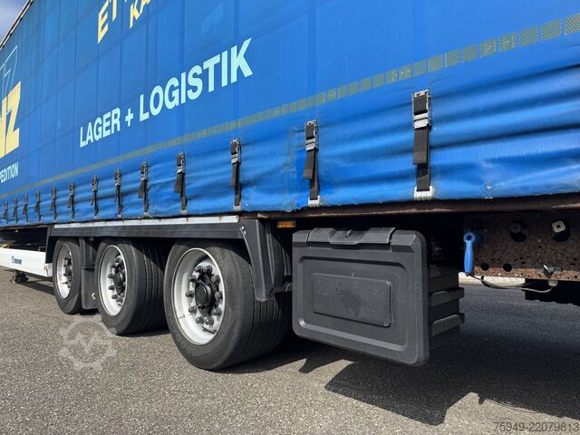 Mega oplegger met laadvloer & zeil Krone SD MegaLiner, 3m, Liftachse, BPW Achsen
