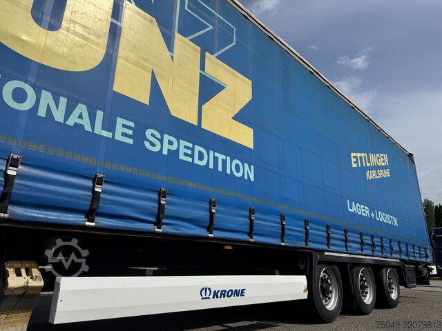Mega oplegger met laadvloer & zeil Krone SD MegaLiner, 3m, Liftachse, BPW Achsen