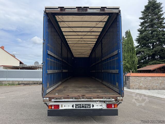 Mega oplegger met laadvloer & zeil Krone SD MegaLiner, 3m, Liftachse, BPW Achsen