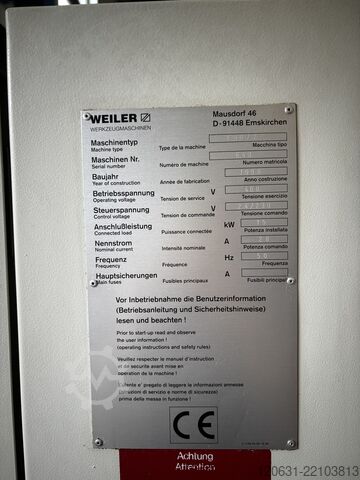 CNC soustruh WEILER E 50
