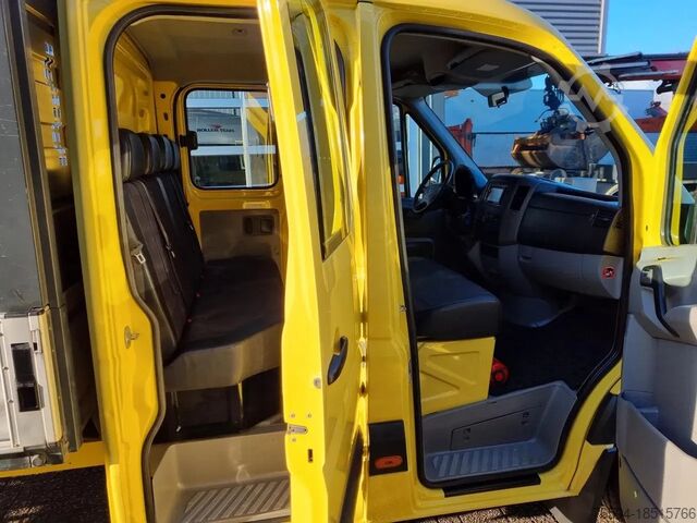 Platformwagen dubbele cabine Mercedes-Benz Sprinter 313 CDI DC DoKa 433WB 7 ZITS E5/ Airco...