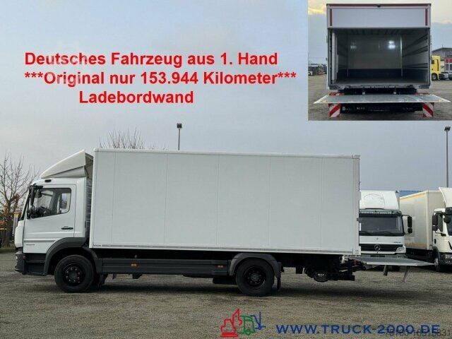 Skříňový nákladní automobil Mercedes-Benz Atego 1524 Koffer LBW BÄR 1.500 kg Kamera Klima