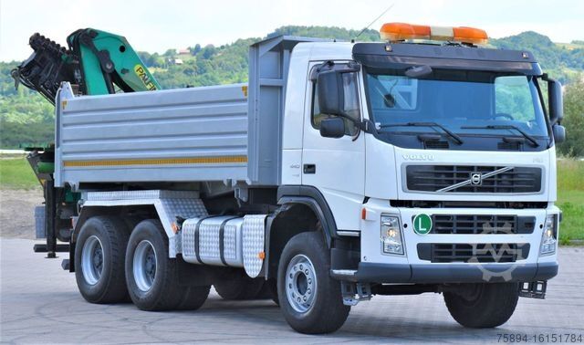 Teherautóra szerelt daru VOLVO FM 440 Kipper 4,80m + PK 17000D/6x4 * TOPZUSTAND