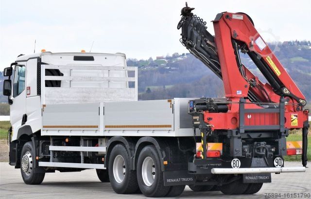 Żuraw samochodowy RENAULT C 460 * HMF 1510 K6 + FUNK * 6x4