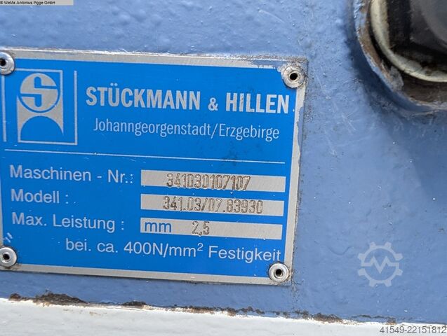 Giętarka do blach - 3 rolki STüCKMANN U. HILLEN 4591