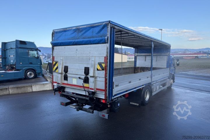 Jeřáb na nákladním automobilu Renault D Wide 18.380 4x2 F130A.22 / Swiss-Vehicle