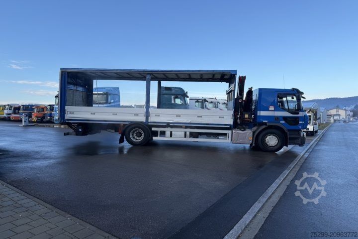 Jeřáb na nákladním automobilu Renault D Wide 18.380 4x2 F130A.22 / Swiss-Vehicle