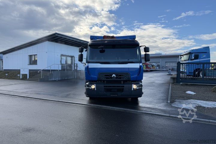 Jeřáb na nákladním automobilu Renault D Wide 18.380 4x2 F130A.22 / Swiss-Vehicle