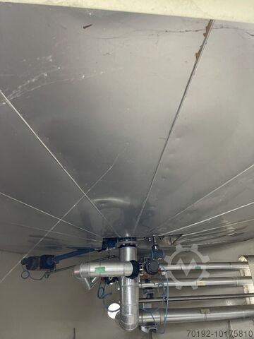 Δεξαμενή αποθήκευσης 118000 λίτρων από V4A με αναδευτήρα δοκού