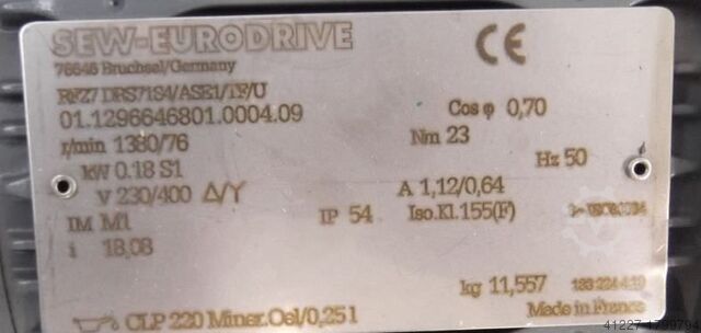 Driven rulltransportör Grenzebach RFS