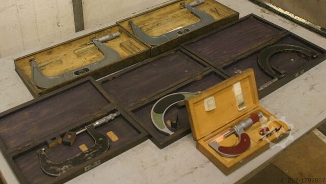 Micrometri a tela aperta, 6 pezzi Helios 25 - 200 mm